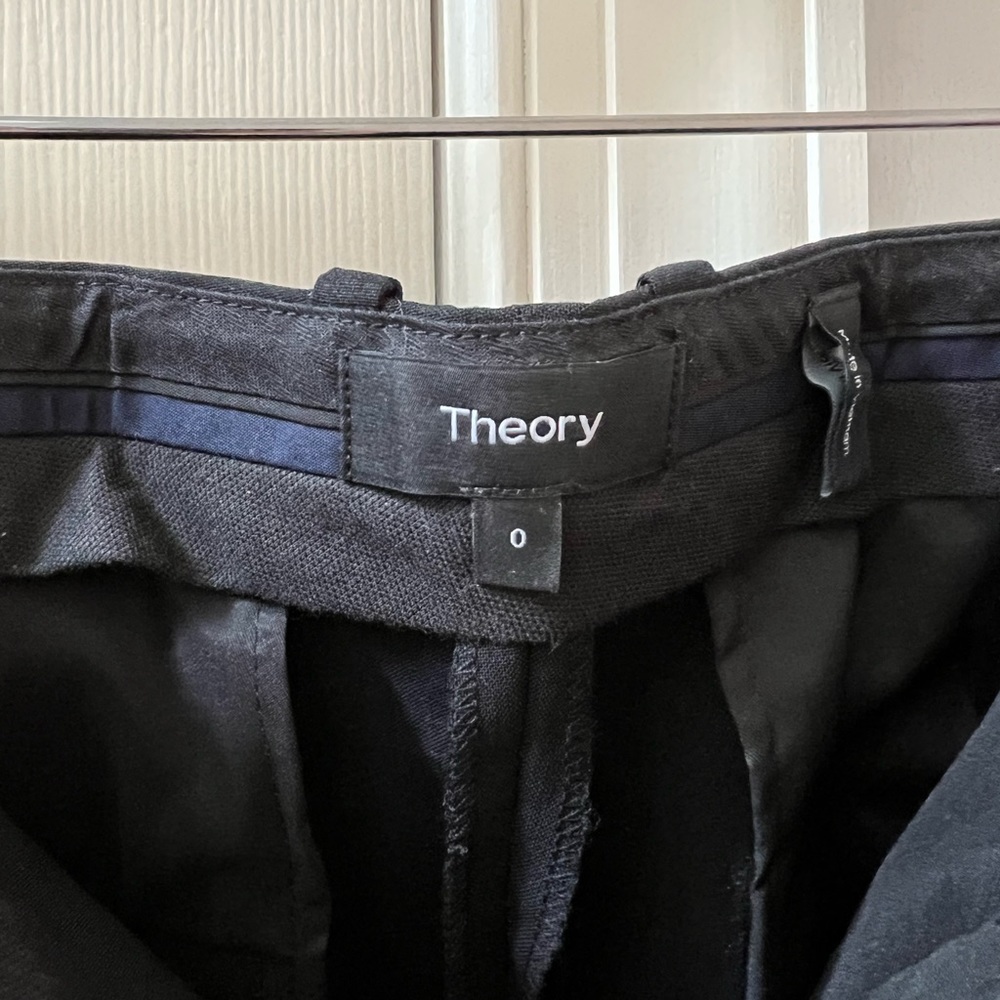 Theory Treeca Full Length Pant In Good Wool - image 4